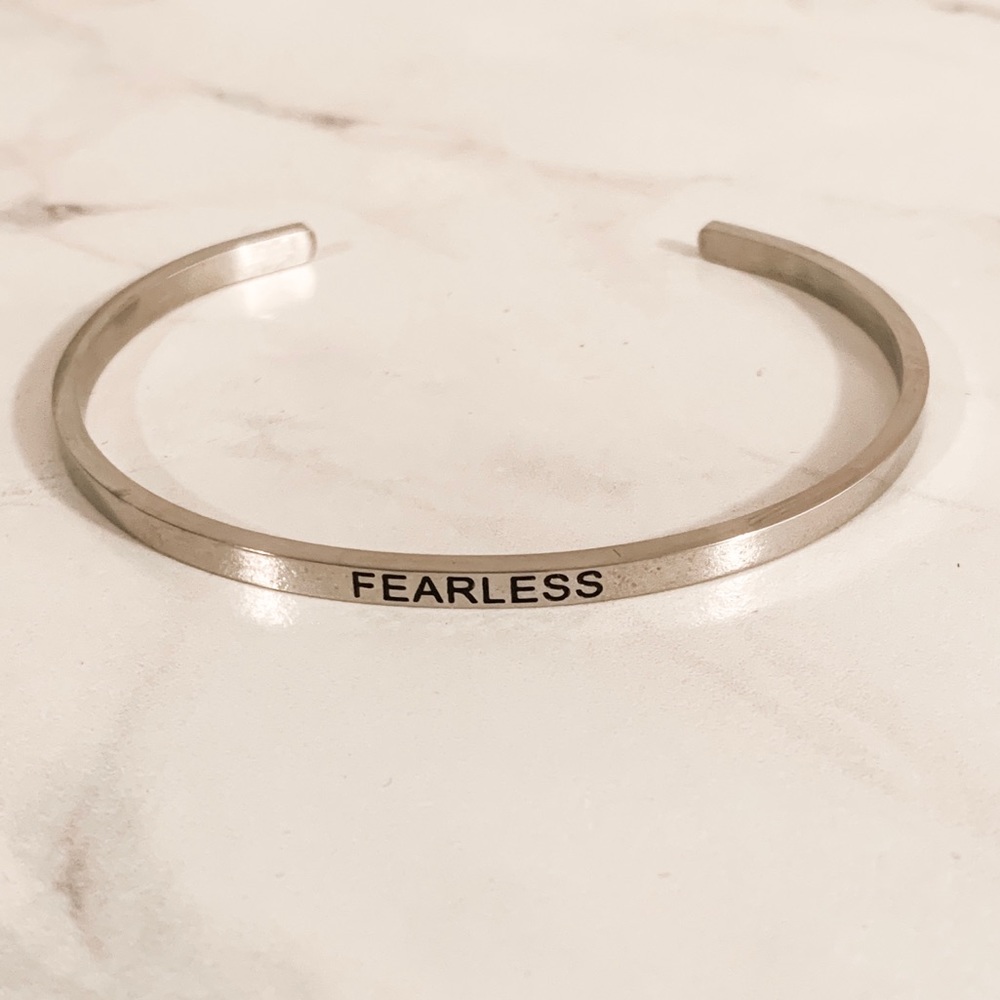 Stainless Steel women’s skinny cuff bracelet